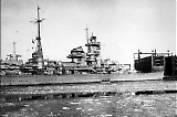 Admiral Hipper in Hamburg undergoing modifications November-December 1939