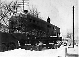Skadd Ju 52 transporteres bort