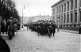 Oslo - Parade på Karl Johan forran General von Falkenhorst