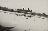 Ein von Anker liegender norwegischen Dampfer (Personenschiff) 30/3 1942