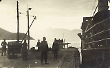 Beim Verlanden auf die "Driva in Sundalsøra, am 29/5 1942 24:30 - Abfahrt 1:30