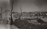 Blick auf Kristiansunds Trümmer. Juli 1942